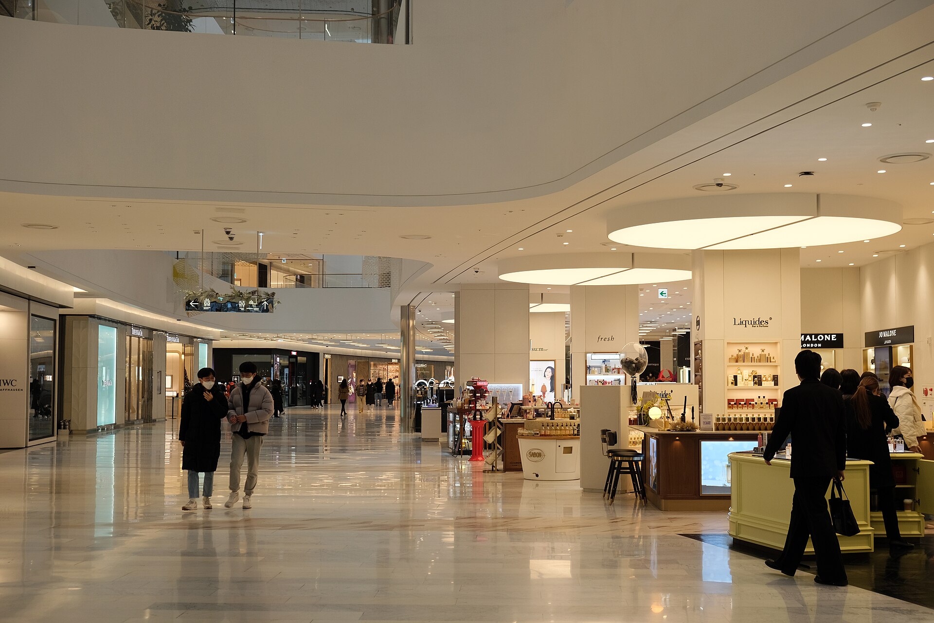 Archive interior photograph from 1 December 2022. It does not show the current shop or event layout.